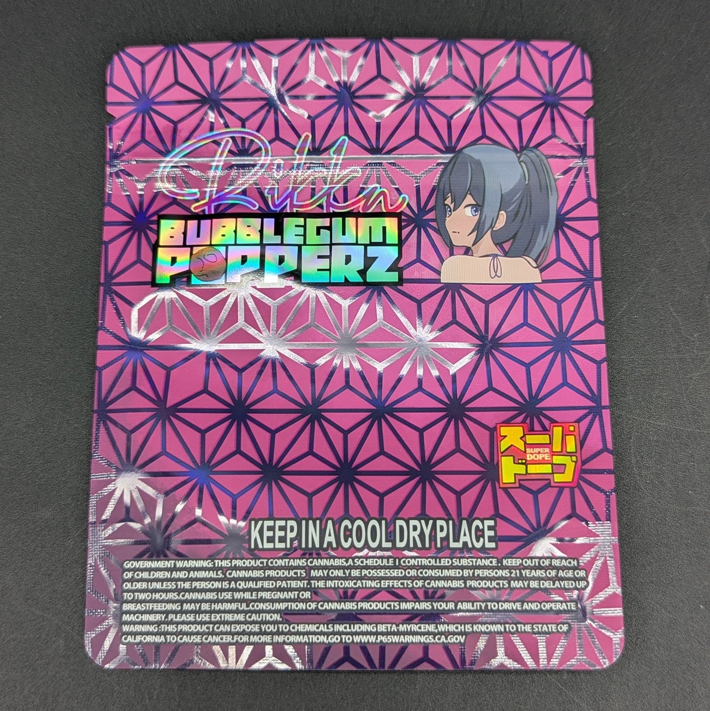 Super Dope - Bubblegum Poppers 3.5g Mylar Bag
