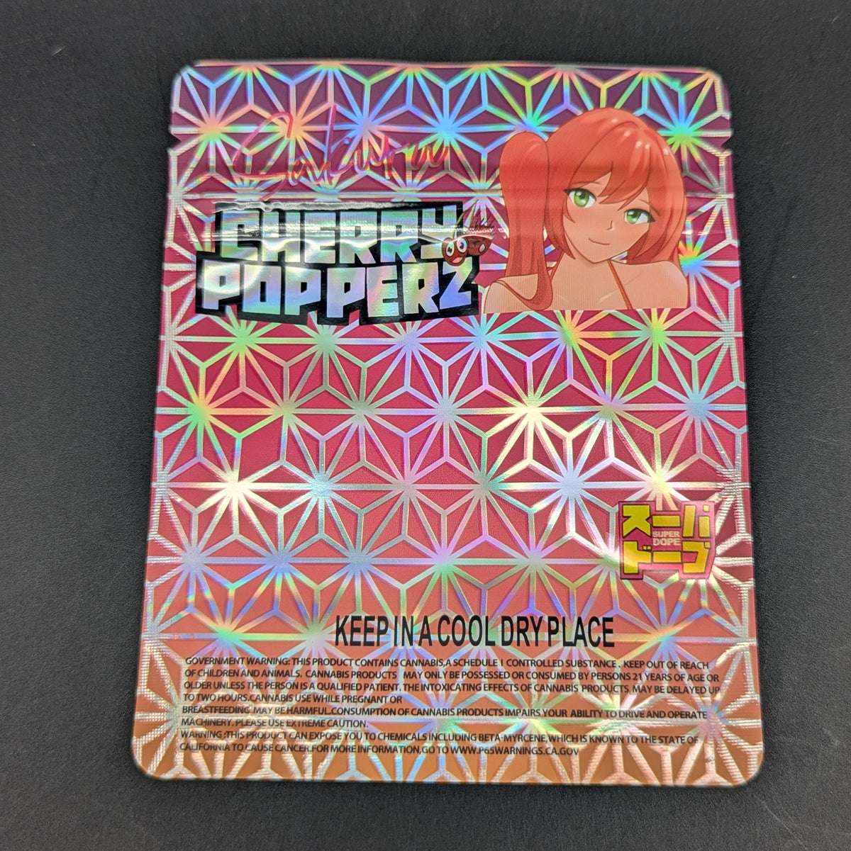 Super Dope - Cherry Poppers 3.5g Mylar Bag-Meech Madness Smoke Shop