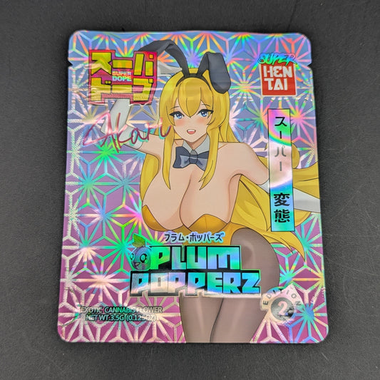 Super Dope - Plum Poppers 3.5g Mylar Bag-Meech Madness Smoke Shop