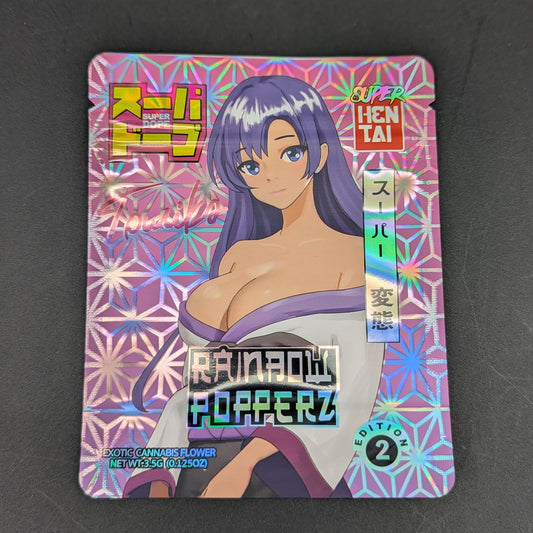 Super Dope - Rainbow Poppers 3.5g Mylar Bag-Meech Madness Smoke Shop