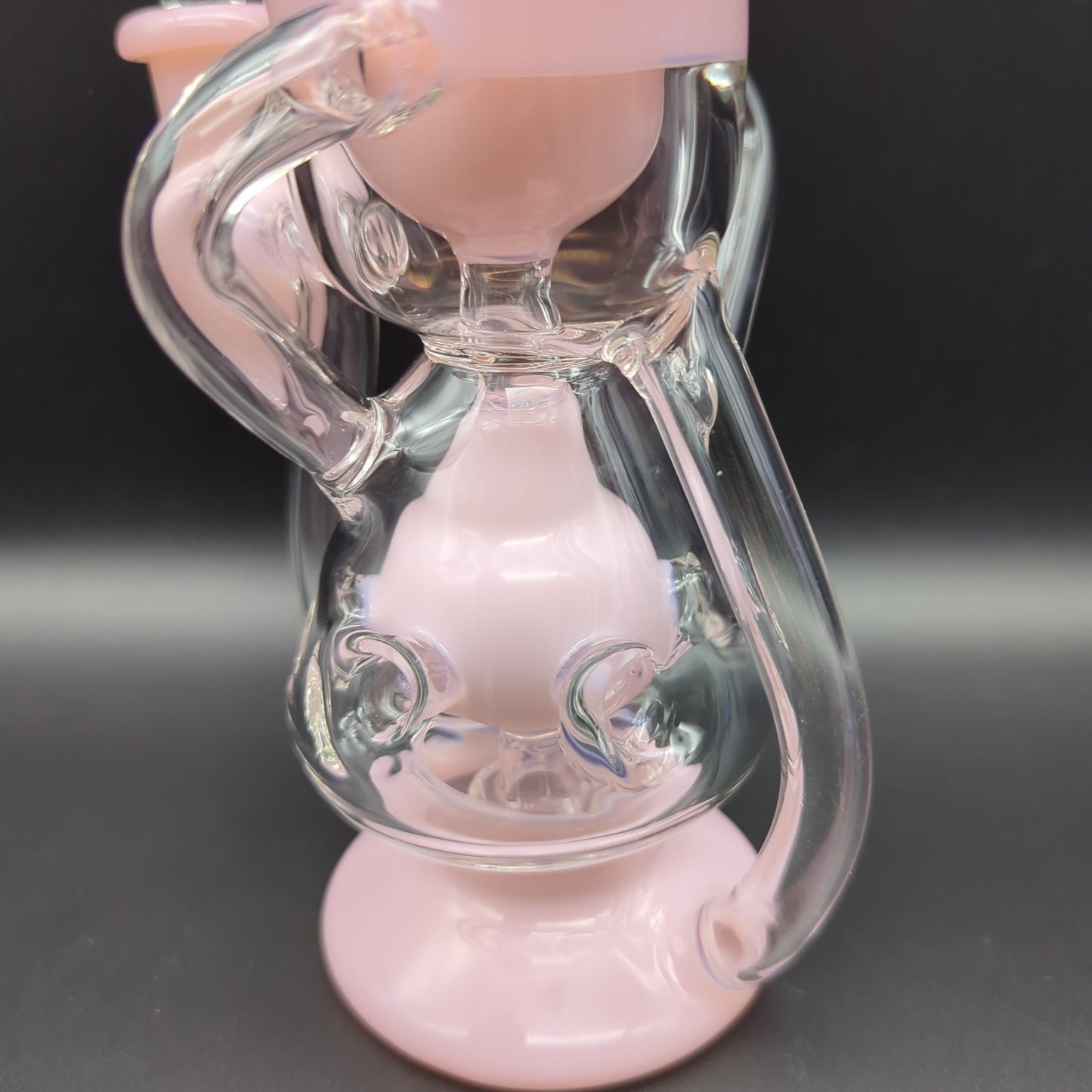 Swiss Holed Hollowfoot Recycler Water Pipe 10"-Avernic Smoke Shop
