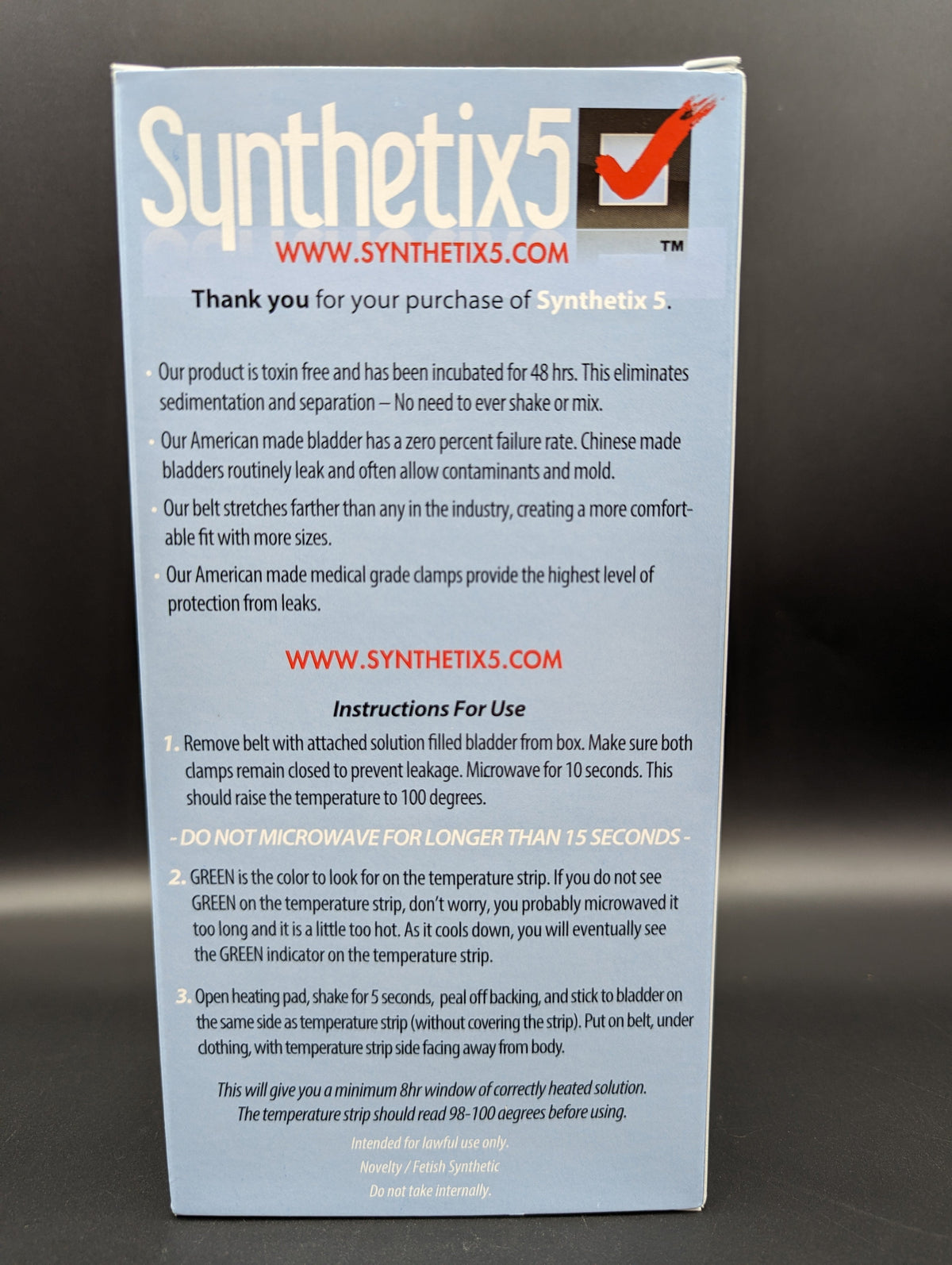 Synthetix5 Fetish Urine Belt Kit - 3oz-Meech Madness Smoke Shop