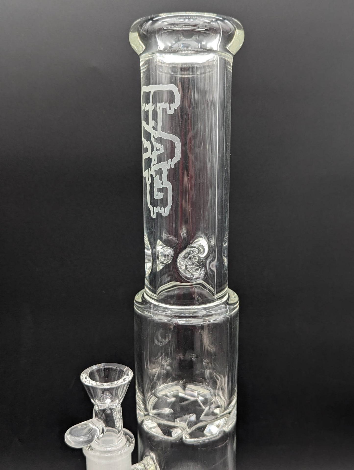 TAG - 16" Double Fritted Disc + Turbine Tube - Meech Madness Smoke Shop