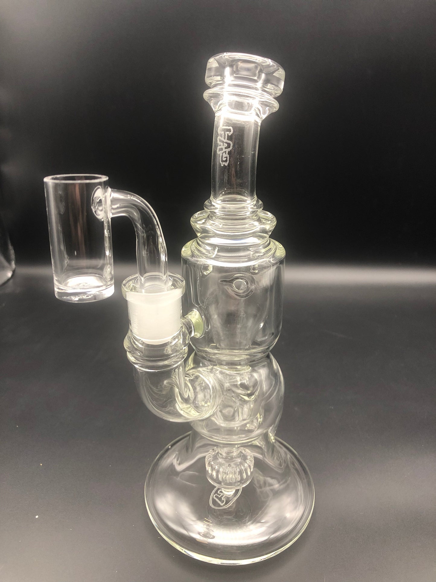 TAG - 8.5" Ball Klein Incyler w/ Bellow Base-Avernic Smoke Shop