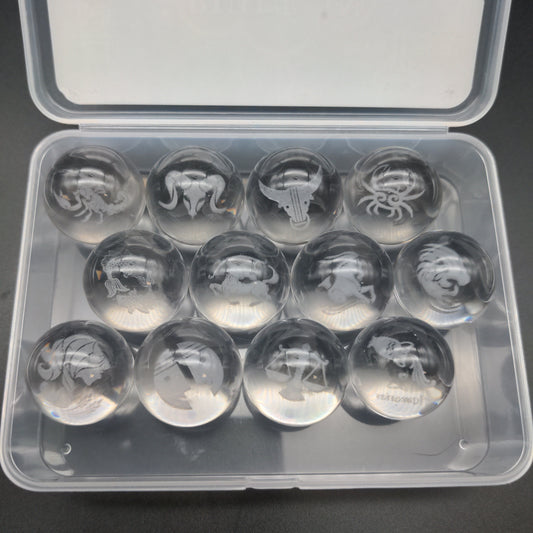 Terp Slurper Zodiac 3D Etched Ball Carb Cap | 25mm-Avernic Smoke Shop