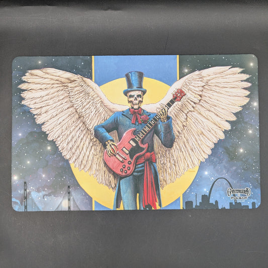 The Grateful Dead x Pulsar DabPadz Fabric Top Dab Mat | Angel Of Music | 16"x10"