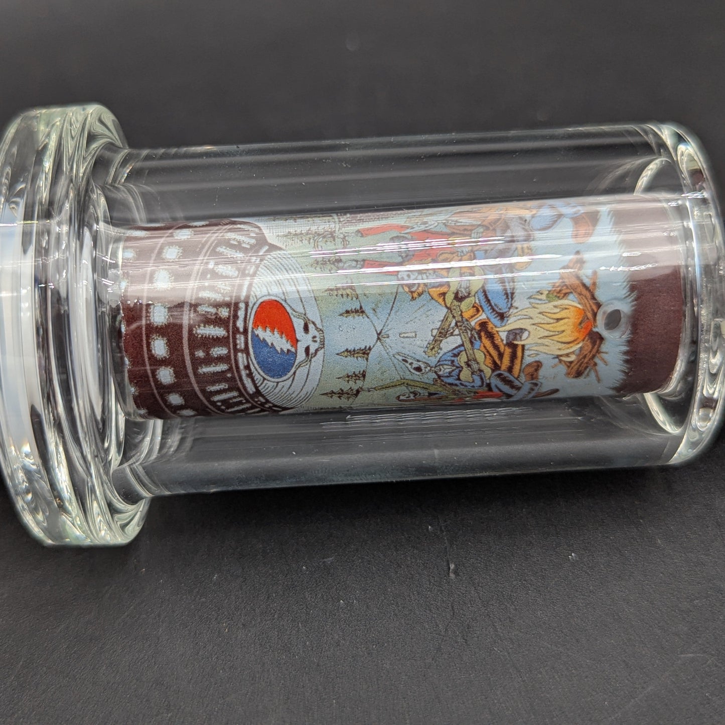 The Grateful Dead x Pulsar Inside Print Bubbler Dab Straw-Avernic Smoke Shop