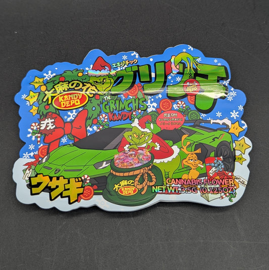 The Grinch's Kandy 3.5g Mylar Bag-Avernic Smoke Shop