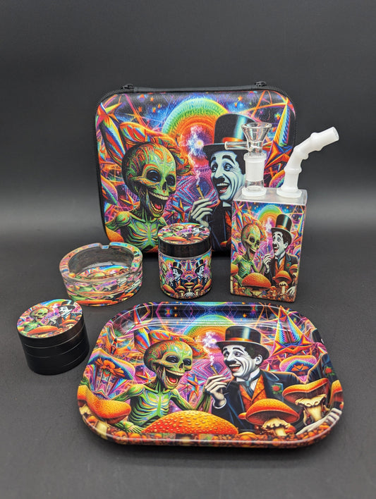 Themed Smoking Kit with Carry Case - Multiple Styles-Avernic Smoke Shop