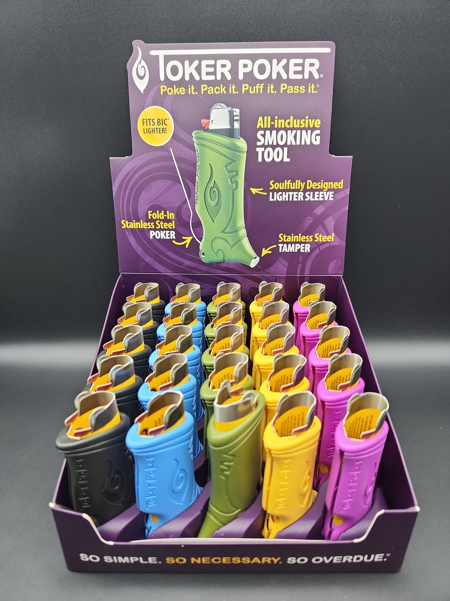 Toker Poker Lighter Sleeve | Bic Box of 25-Meech Madness Smoke Shop
