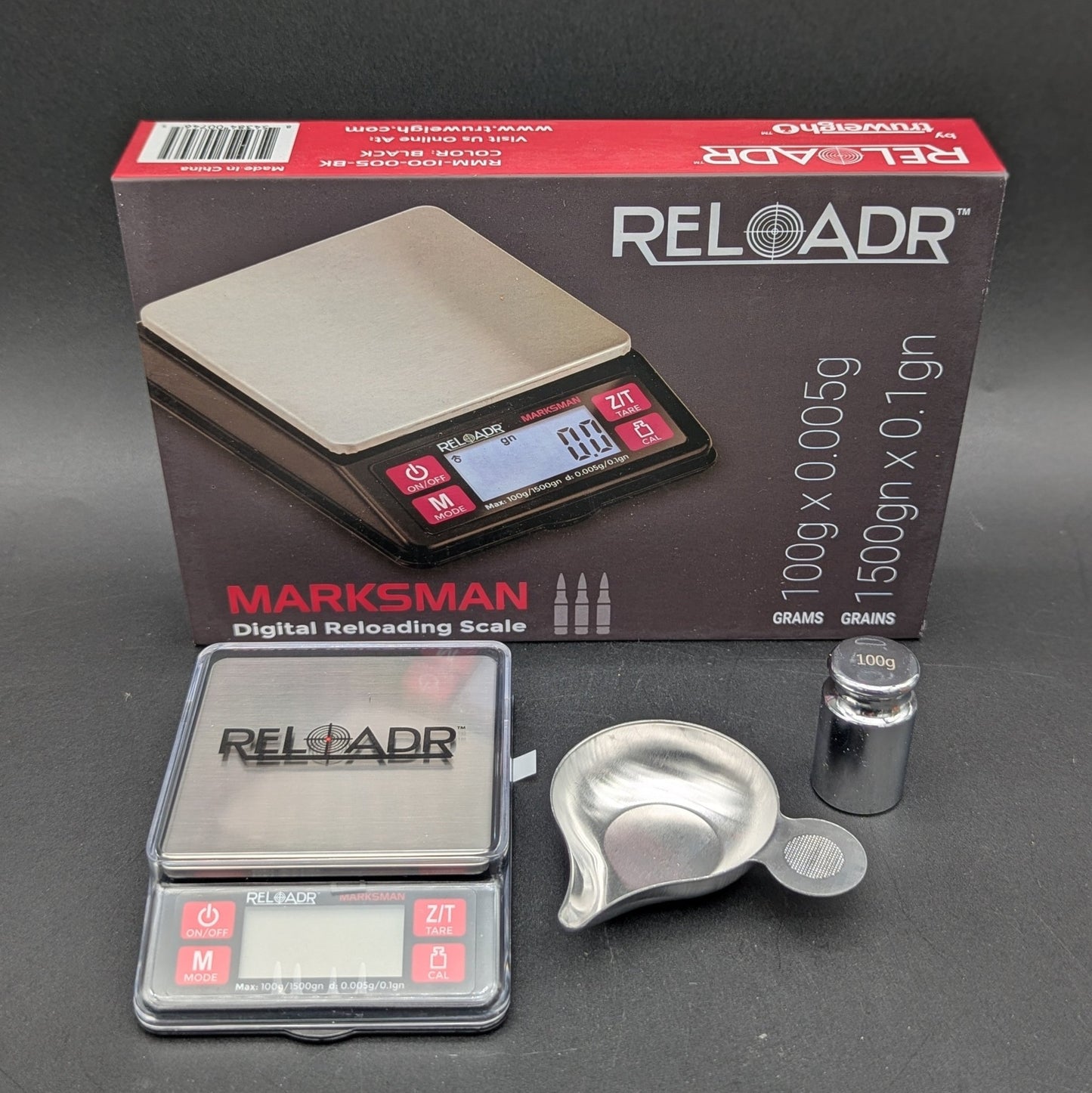 Truweigh - Marksman Digital Reloading Scale - 100g x 0.005g - Meech Madness Smoke Shop