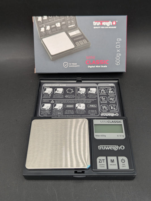 Truweigh Mini Classic Scale - 600g x 0.1g-Avernic Smoke Shop