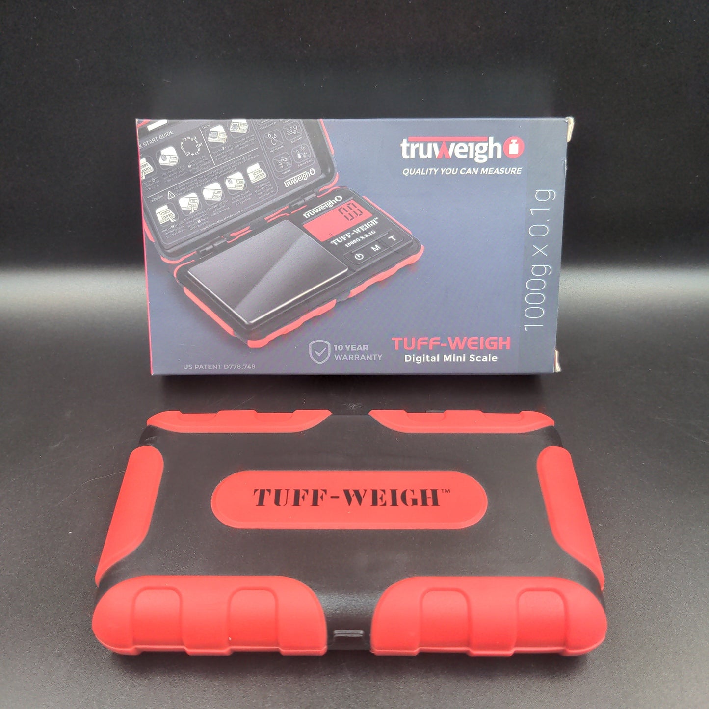 TRUWEIGH "Tuff-Weigh" Scale - 1000G X 0.1G-Avernic Smoke Shop