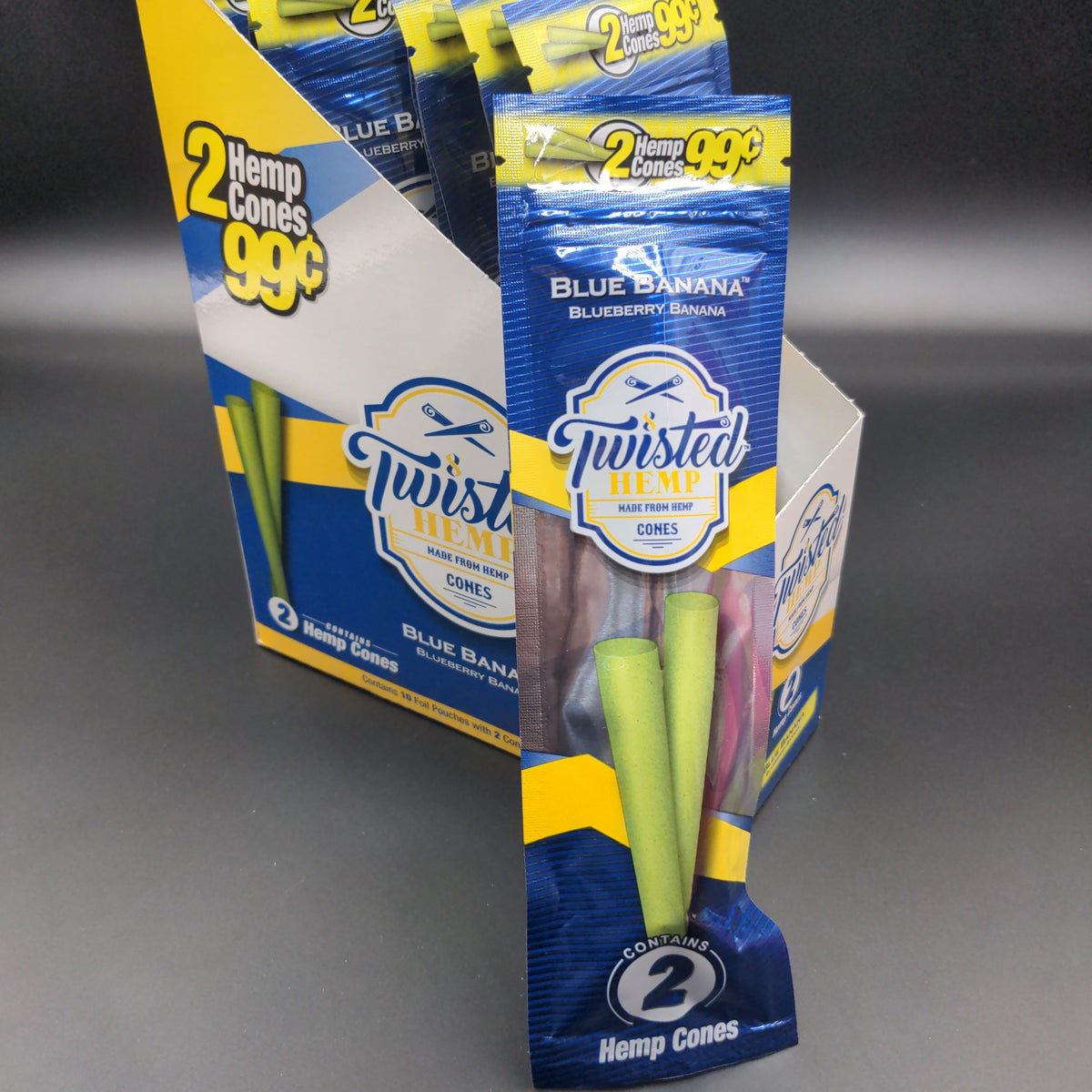 Twisted Hemp Wrap Cones-Meech Madness Smoke Shop