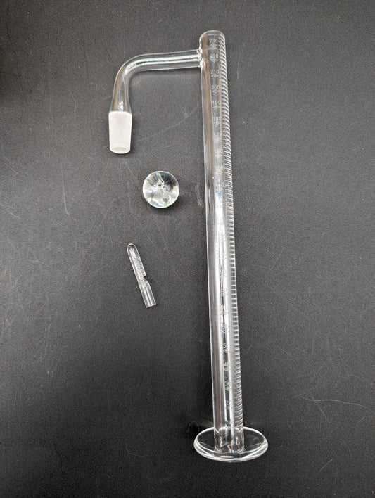 Uber Tall Terp Blender Quartz Banger Set | 10" 14mm-Avernic Smoke Shop