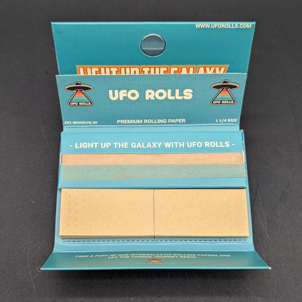 UFO Rolls - 1 1/4 Rolling Paper Kits w/ Grind Pad-Meech Madness Smoke Shop