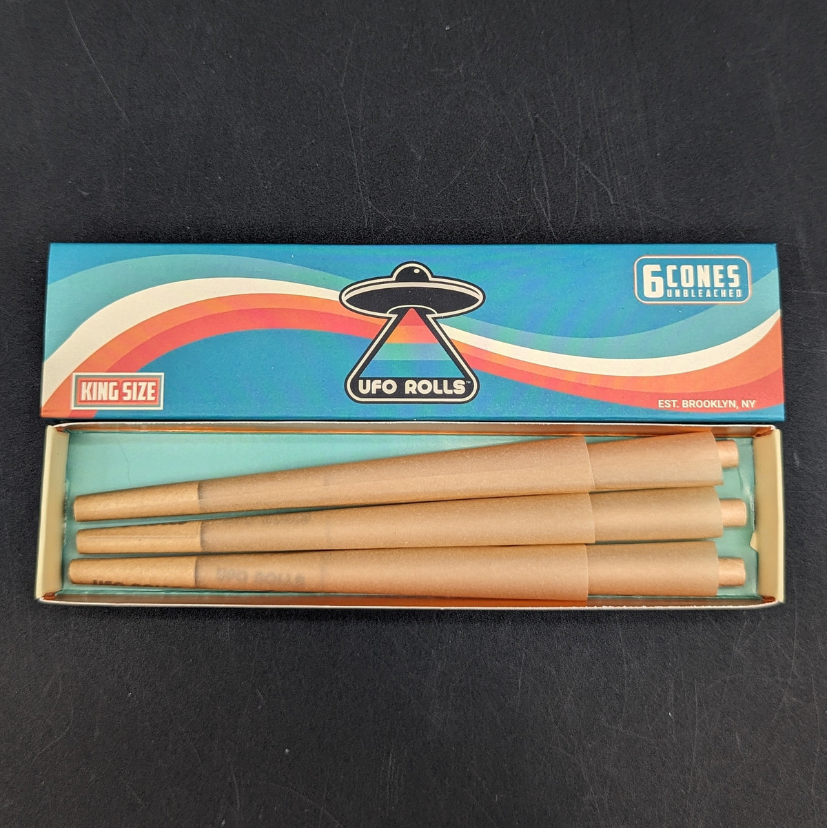 UFO Rolls King Size Cones - 6 Pack-Meech Madness Smoke Shop