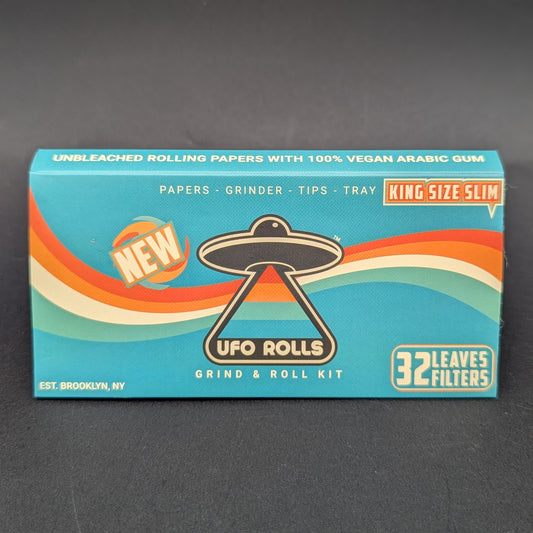 UFO Rolls - King Size Rolling Paper Kits w/ Grind Pad-Avernic Smoke Shop