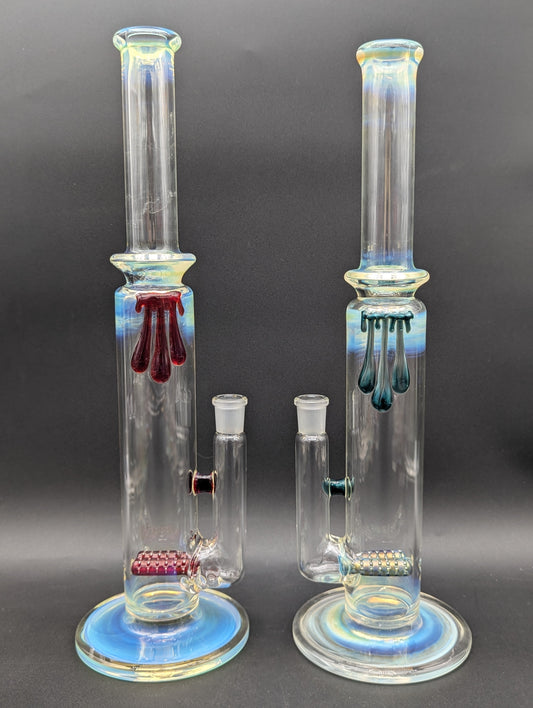 Uzzi Glass Fumed Dual Gridline Tube-Meech Madness Smoke Shop