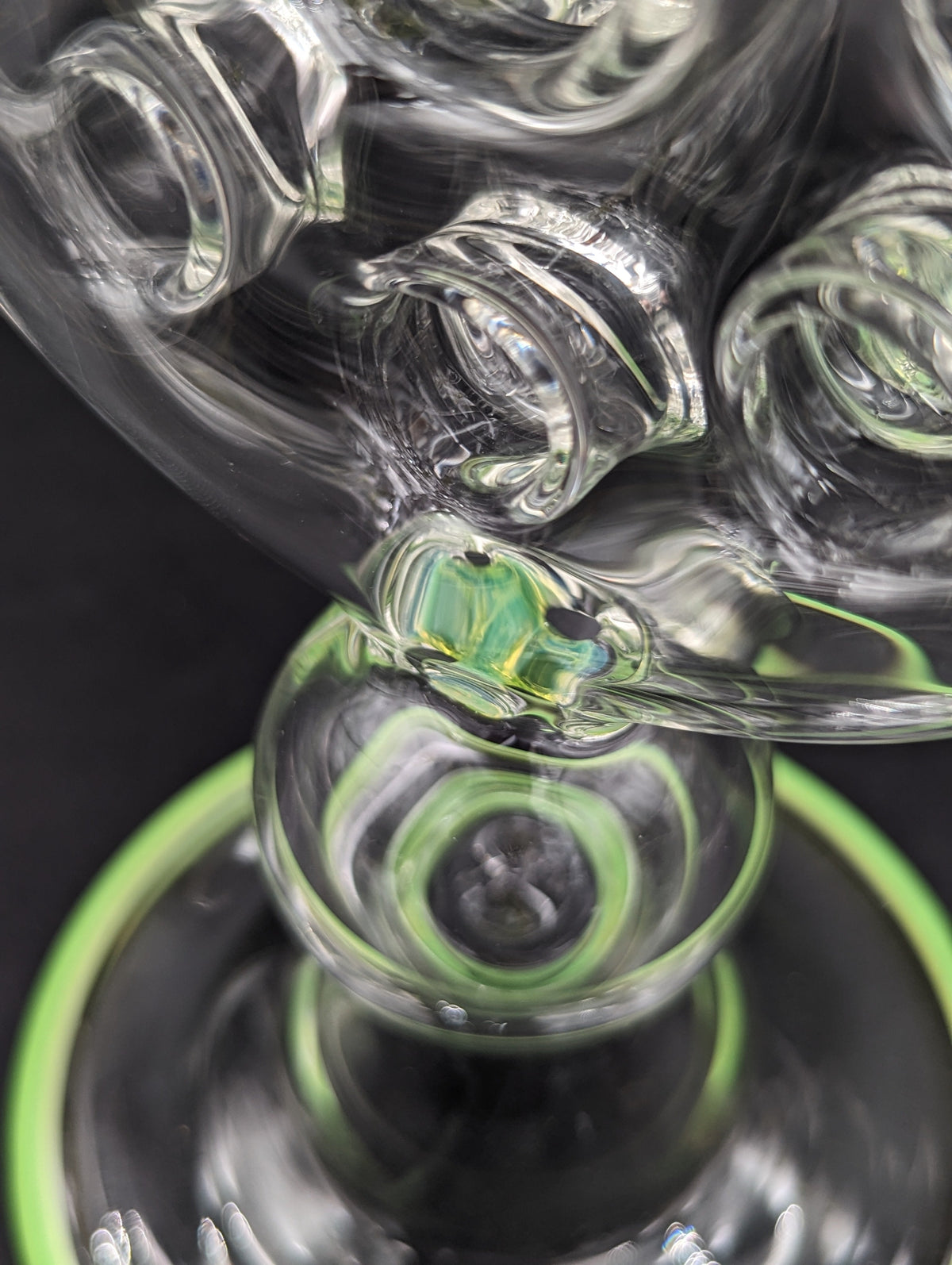 Uzzi Glass Swiss Perc Bong - Front Feeder-Meech Madness Smoke Shop