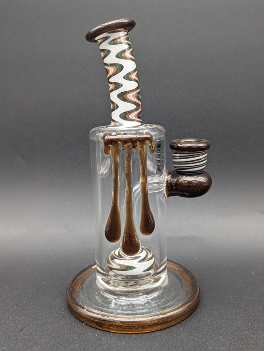 Uzzi Glass Wig Wag Dab Rig w/ Drip-Meech Madness Smoke Shop