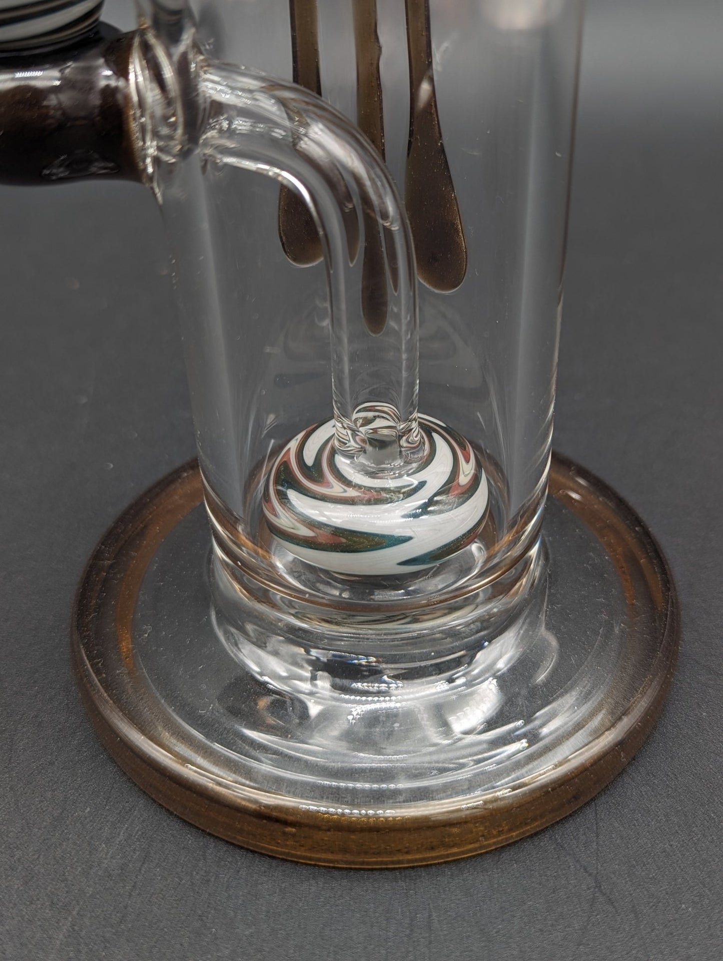 Uzzi Glass Wig Wag Dab Rig w/ Drip - Meech Madness Smoke Shop