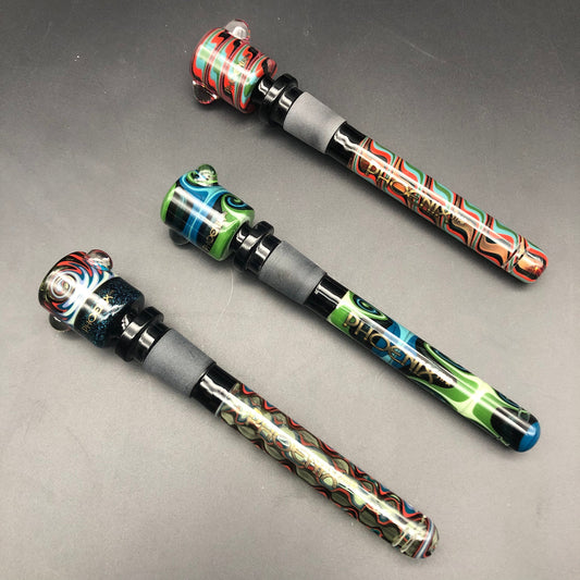 Wig Wag 4" Downstem and 14mm Bowl Bundle-Avernic Smoke Shop