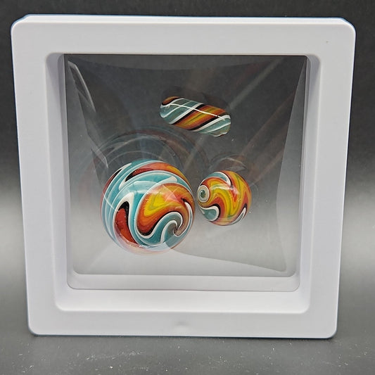 Wig Wag Terp Marble Kit 3 Piece-Avernic Smoke Shop
