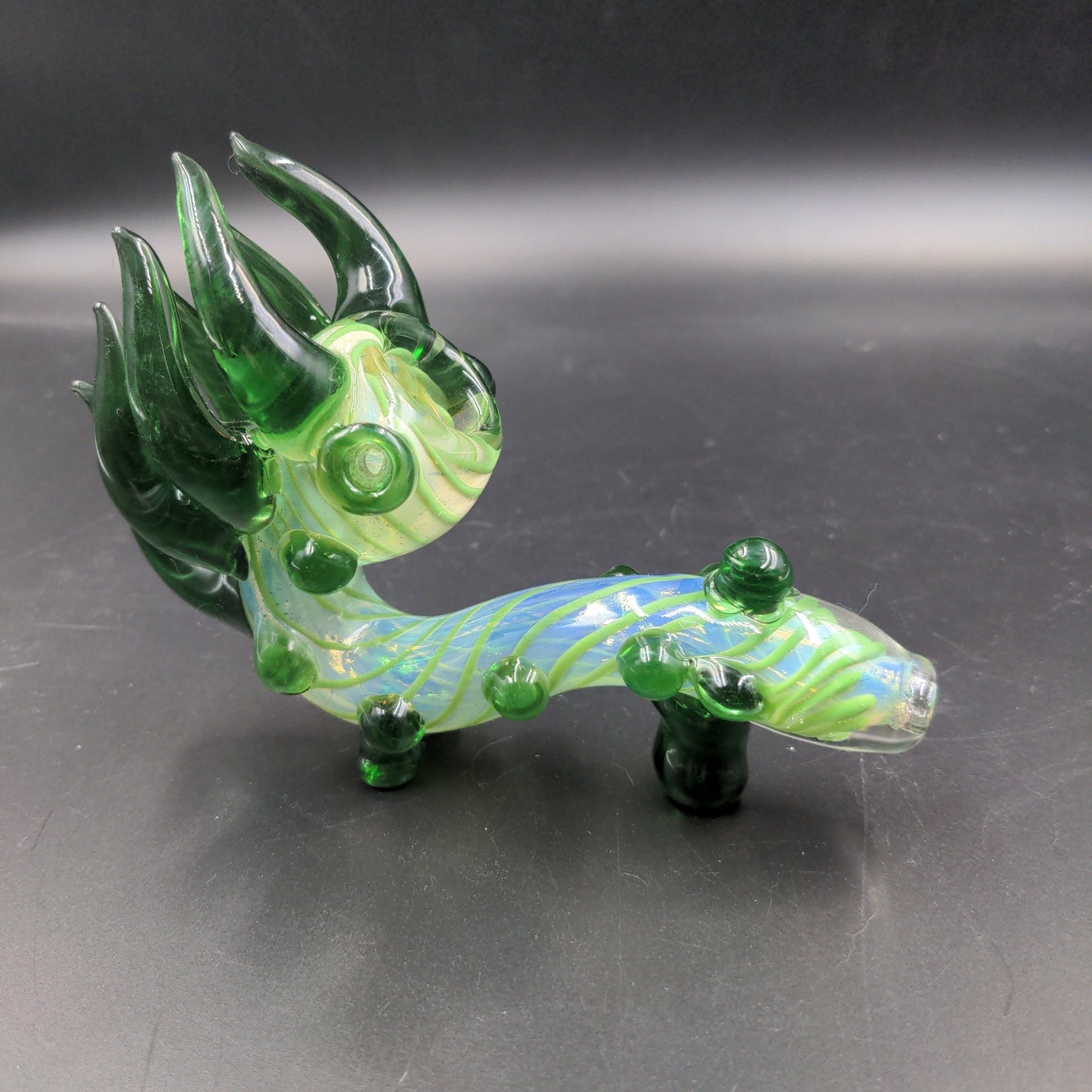 Worked Twisted Alien Tentacled Sherlock Pipe - 5" - Meech Madness Smoke Shop