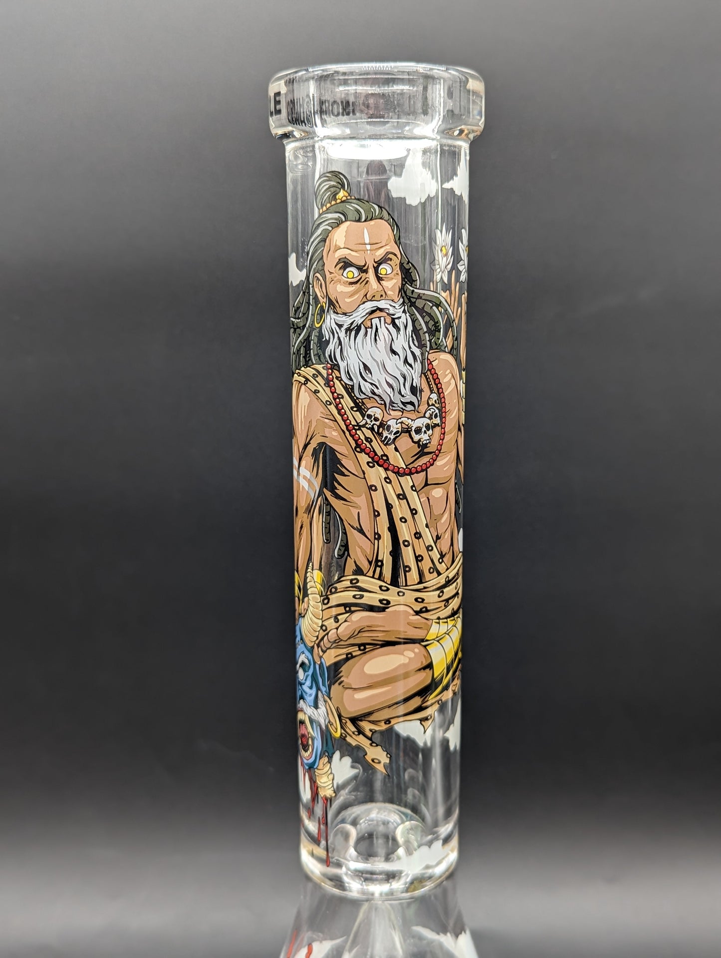 Wormhole Glass "Kalinda" 15" Beaker Bong-Avernic Smoke Shop