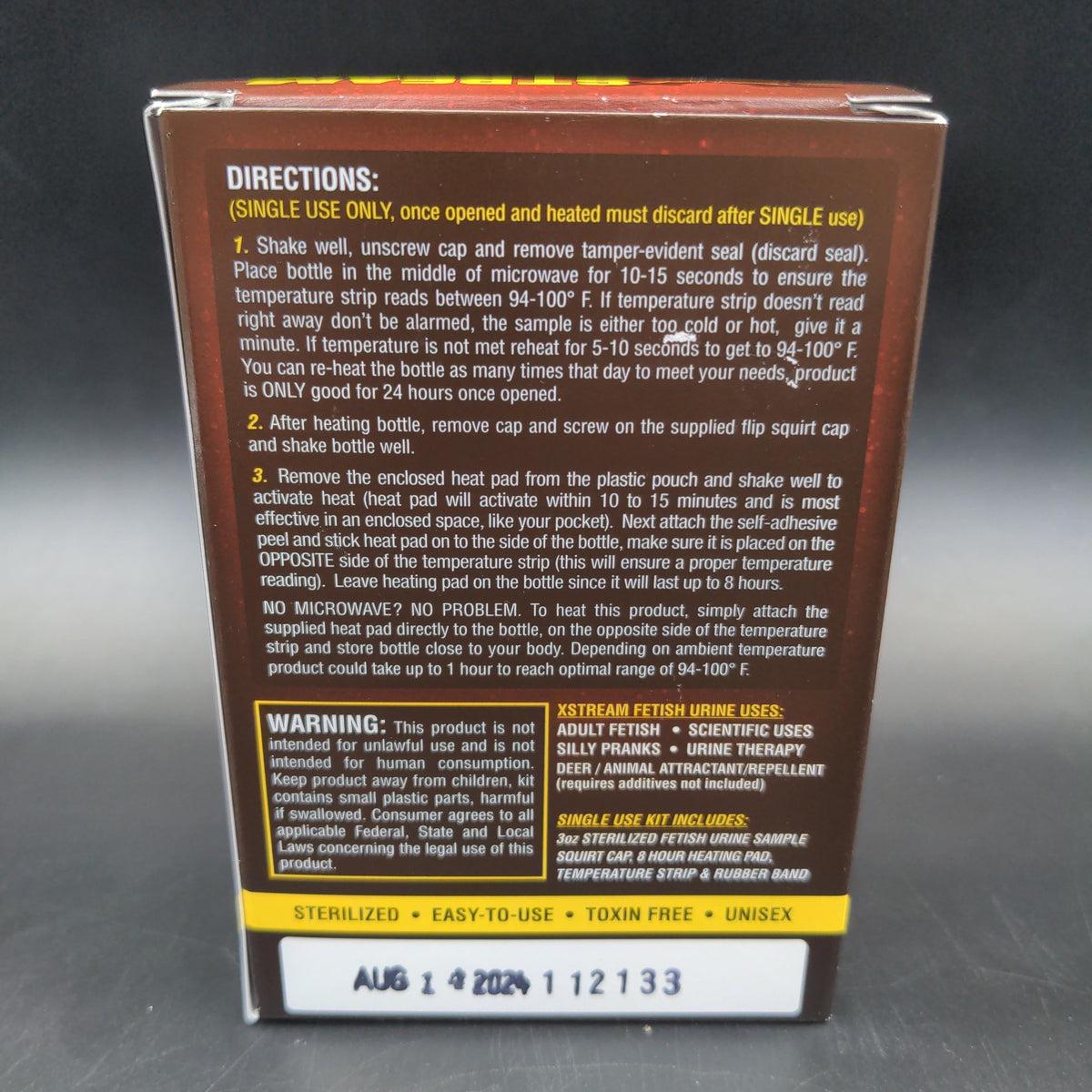 XStream Novelty Urine Kit with Heating Pack - 3oz-Avernic Smoke Shop