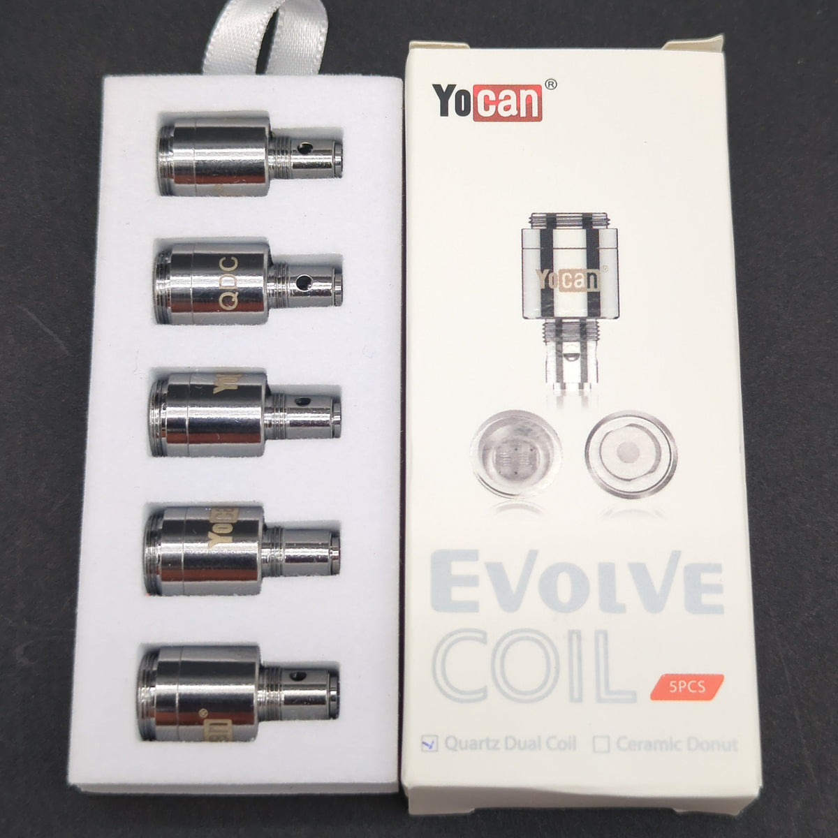 Yocan Evolve Dual Quartz Coil | 5ct Box-Meech Madness Smoke Shop