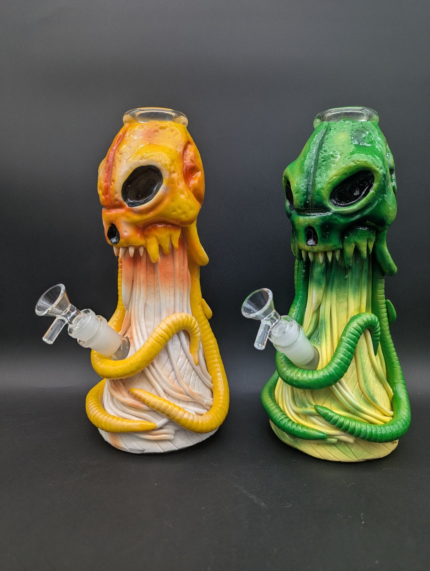 10" 3D Alien Lizard Beaker Bong-Avernic Smoke Shop