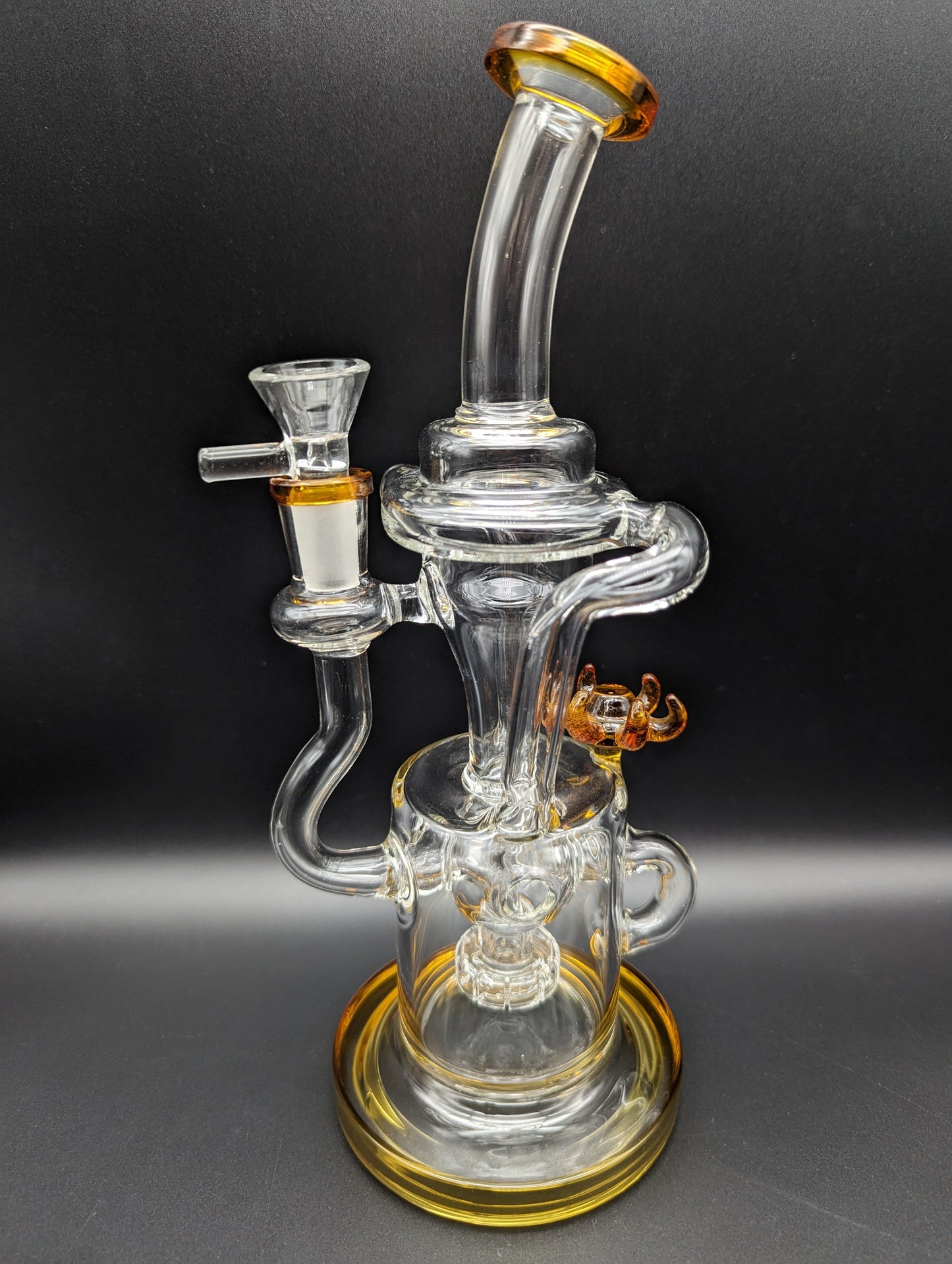 10" Egg Perc Showerhead Recycler Water Pipe - Avernic Smoke Shop