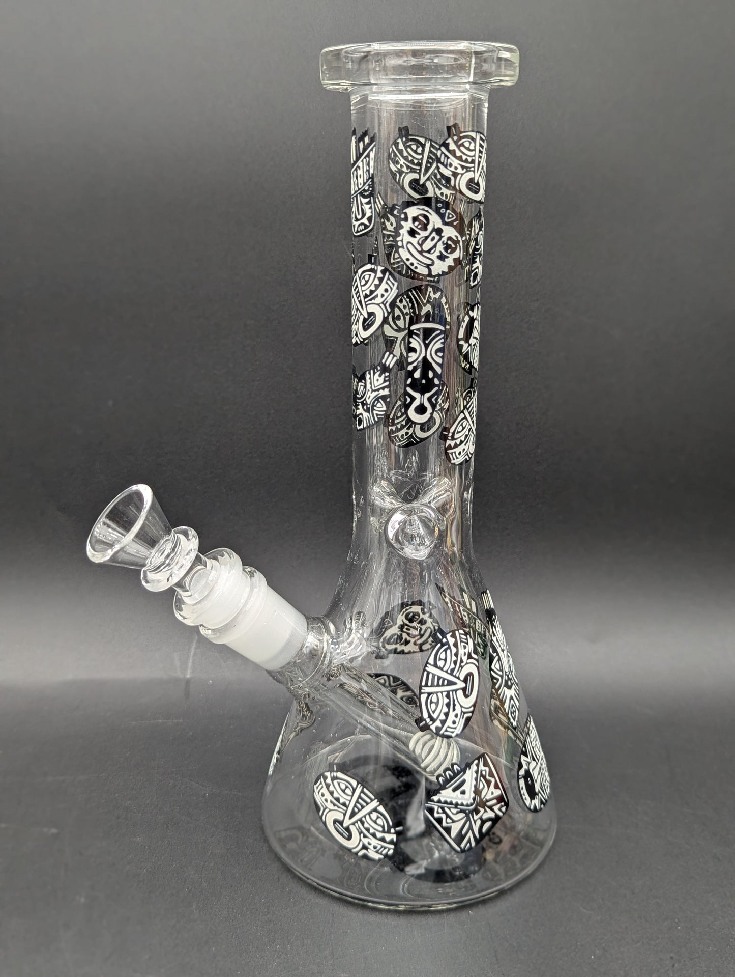 10" Glow in the Dark Designer Beaker Bong-Avernic Smoke Shop