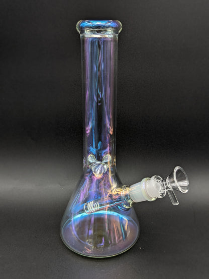 10" Gradient Iridescent Beaker Bong-Avernic Smoke Shop