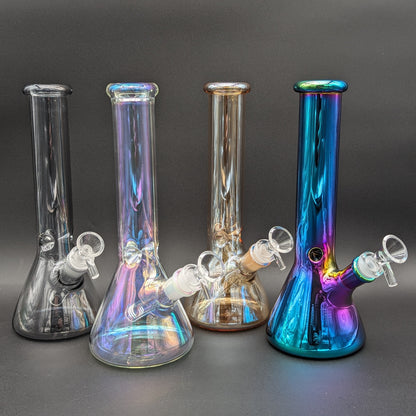 10" Gradient Iridescent Beaker Bong-Avernic Smoke Shop