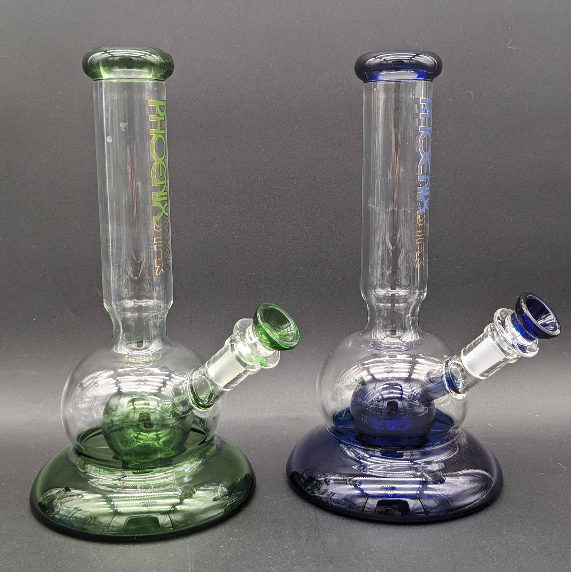 10" Phoenix Color Accent Showerhead Beaker - Meech Madness Smoke Shop