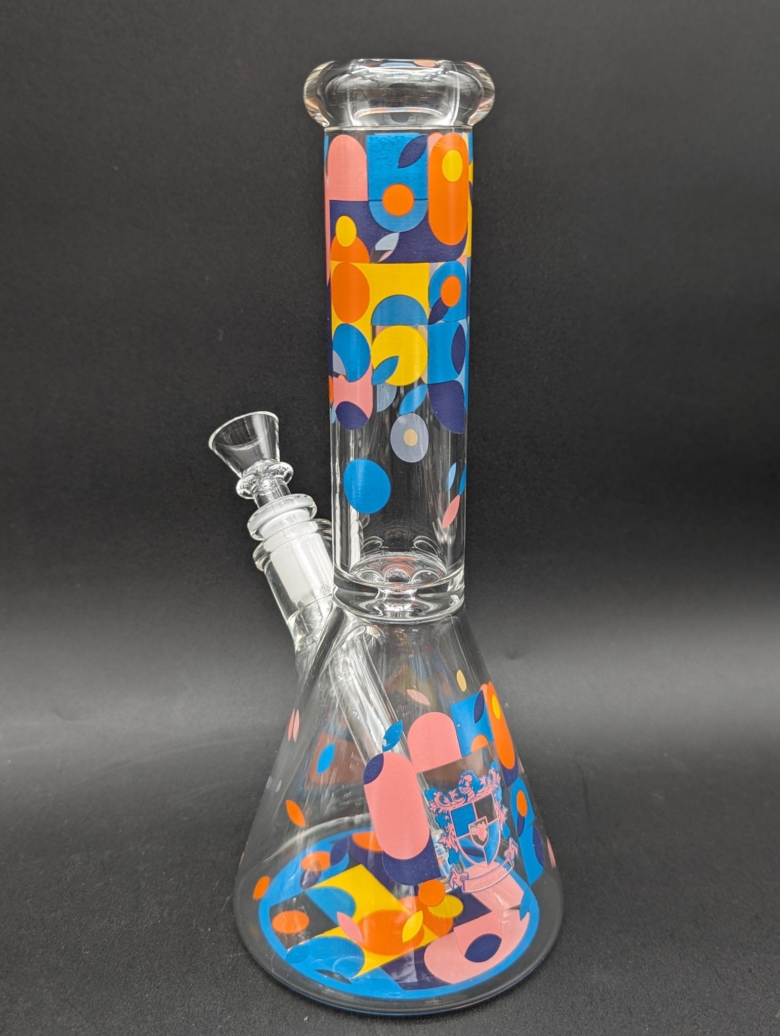 10" Phoenix Glass Color Splash Beaker - Meech Madness Smoke Shop