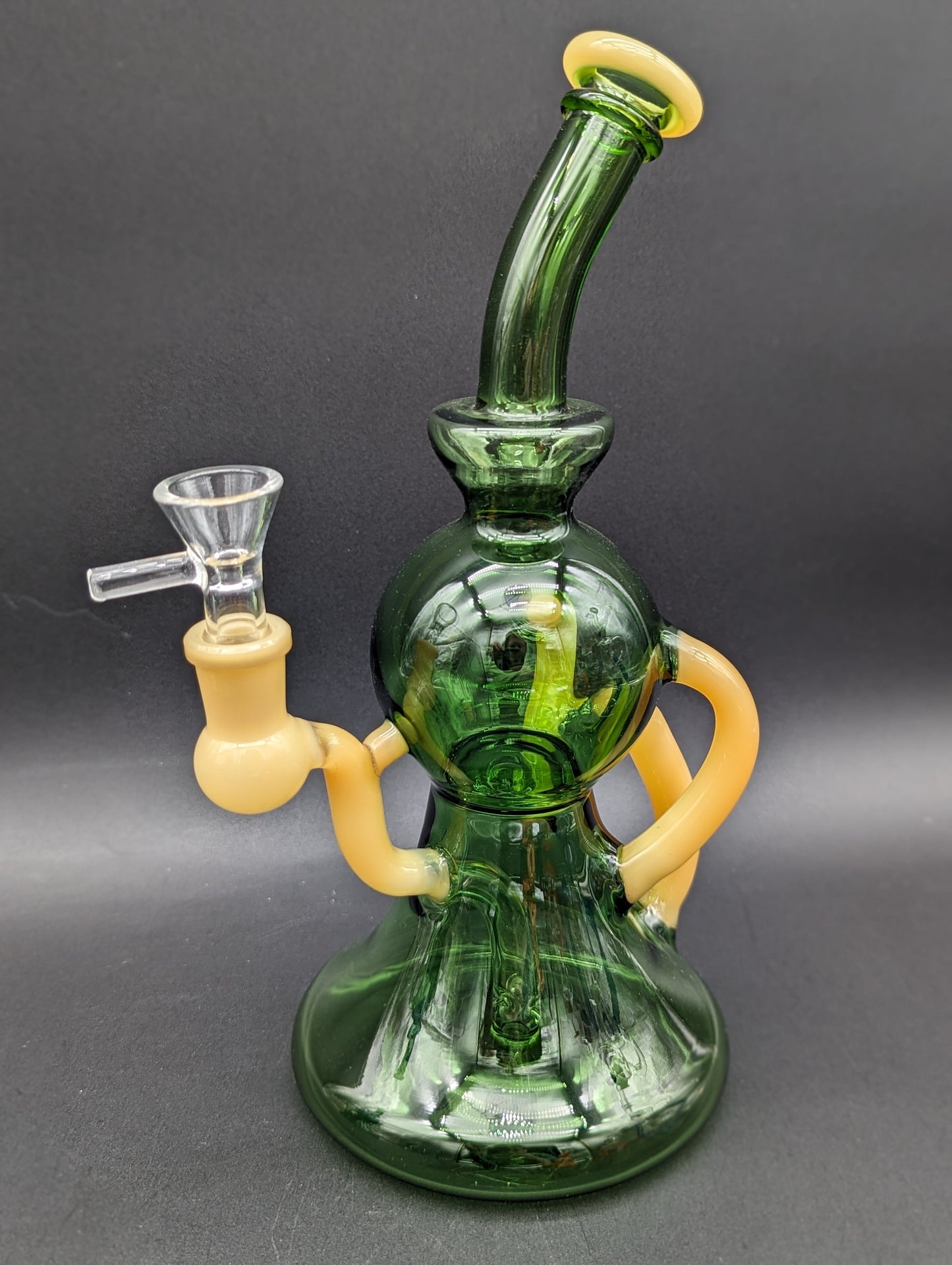 10" Sphere Recycler Bong w/ Color-Avernic Smoke Shop