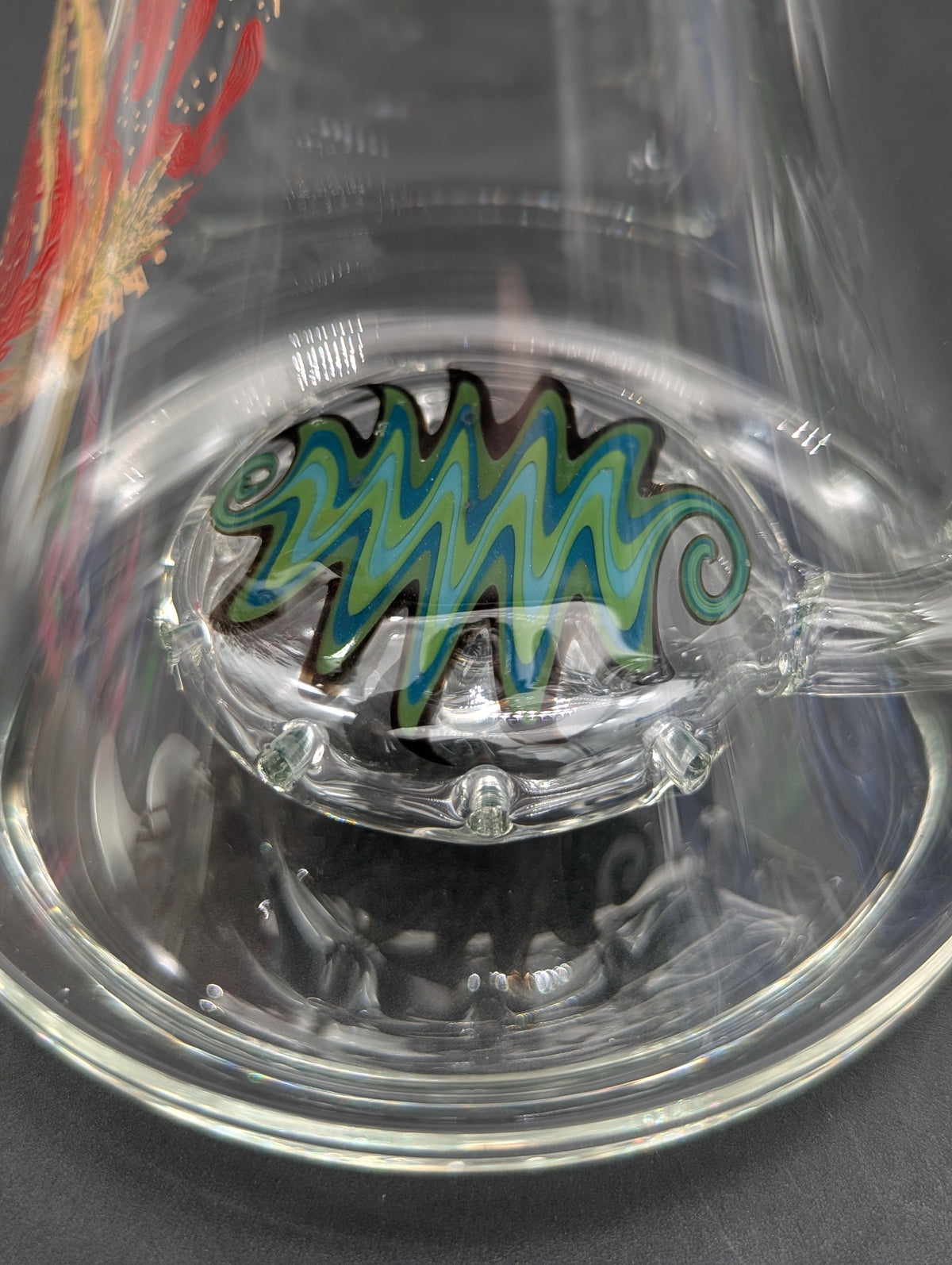 10" Wig Wag Showerhead Beaker Bong-Avernic Smoke Shop