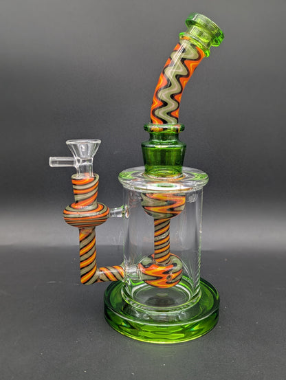 10" Worked Glass Incycler Bong-Avernic Smoke Shop
