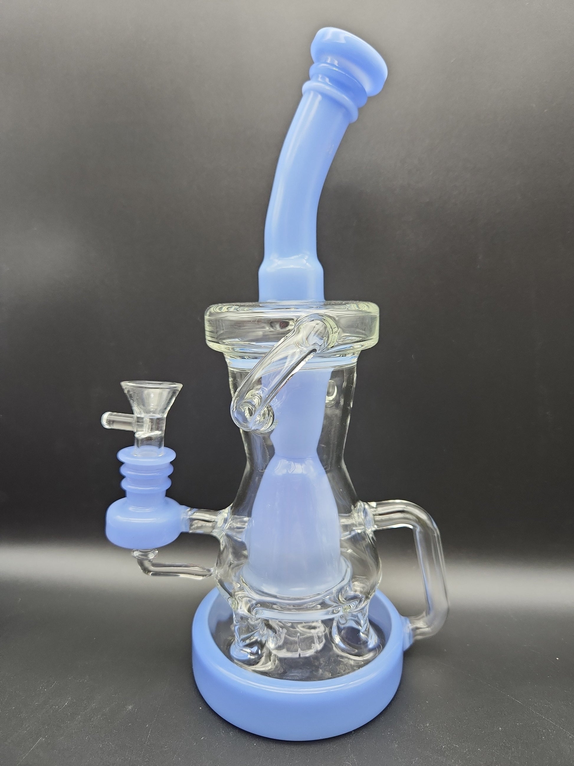 10.5" Four Pillar Hollow foot Recycler - Avernic Smoke Shop