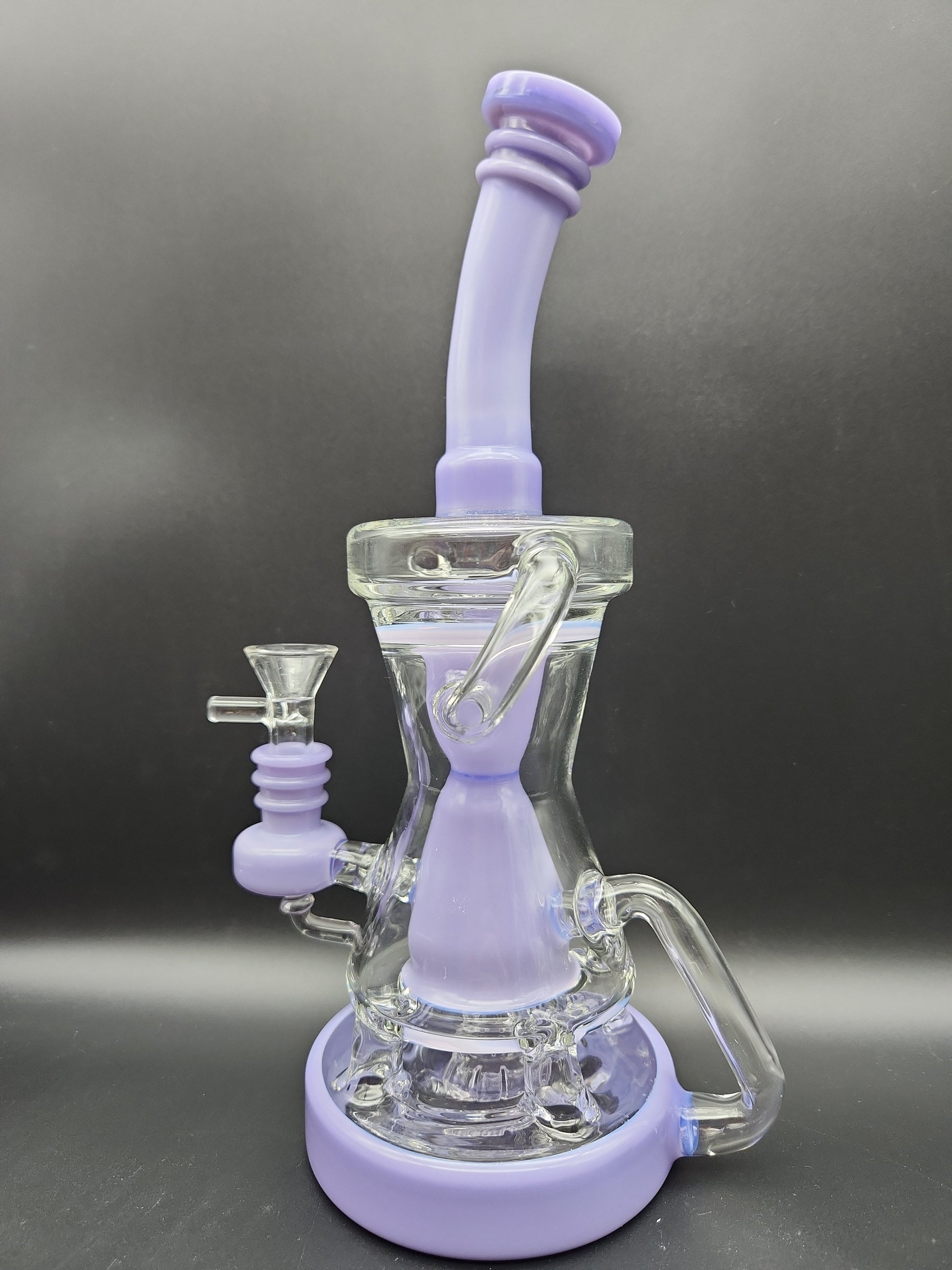 10.5" Four Pillar Hollow foot Recycler - Avernic Smoke Shop
