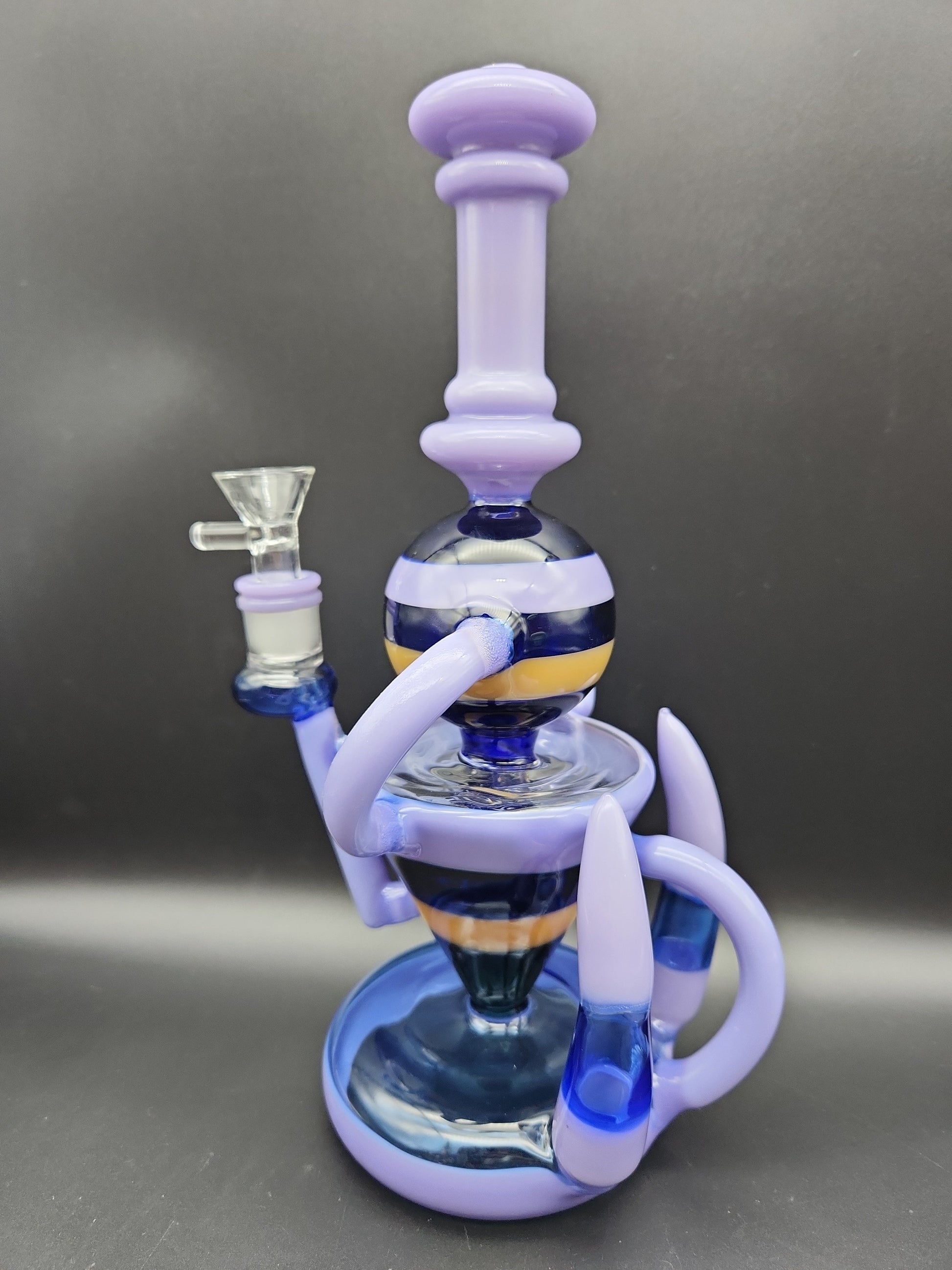 11" Hollowfoot Horn Recycler Water Pipe - Avernic Smoke Shop