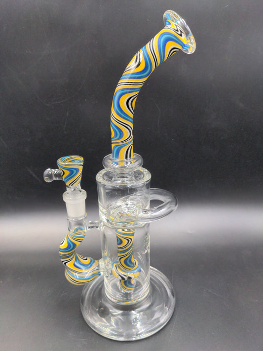 11.5" Heady Wig Wag Recycler-Avernic Smoke Shop