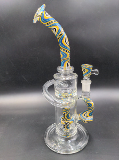 11.5" Heady Wig Wag Recycler - Avernic Smoke Shop