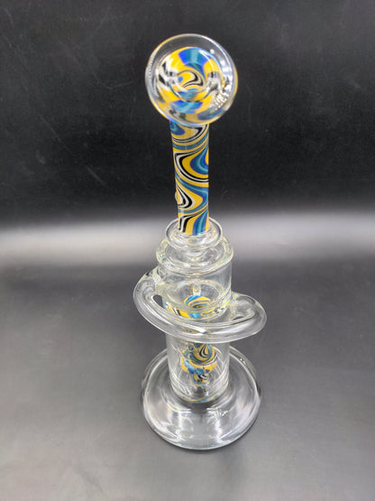 11.5" Heady Wig Wag Recycler - Meech Madness Smoke Shop