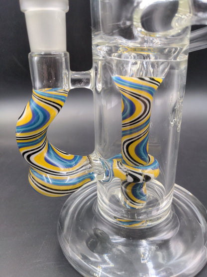 11.5" Heady Wig Wag Recycler - Meech Madness Smoke Shop