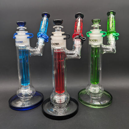 12" Phoenix Glycerin Matrix Sidecar Bubbler - Meech Madness Smoke Shop